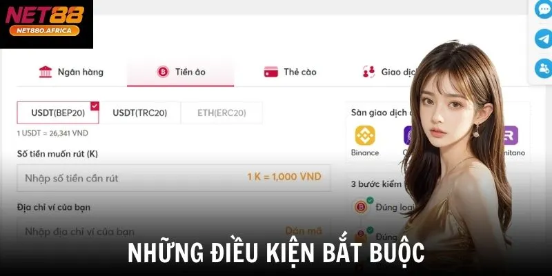 Những điều kiện bắt buộc